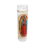 Veladora Imagen Virgen De Guadalupe